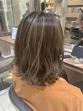 ミディアム カラー はだゆうき @hadadan08のヘアスタイル