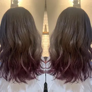 ロング カラー 韓国🇰🇷 ✂︎hair 内田愛のヘアスタイル