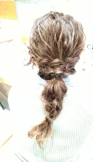 ヘアアレンジ 狩野 歩のヘアスタイル