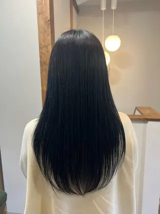 ロング 空 龍之介　カラー 特化/髪質改善/韓国のヘアスタイル