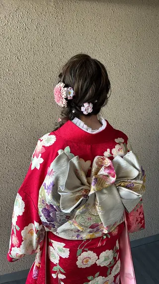 ロング ヘアアレンジ chouette/ 根本優希のヘアスタイル