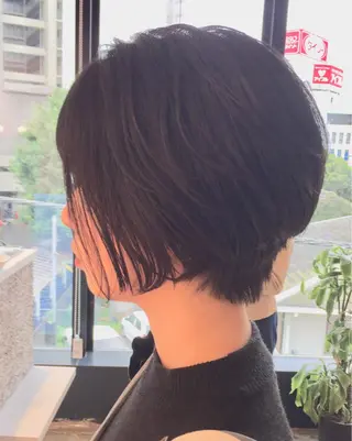 ショート 所渉/韓国レイヤー /ウルフカットのヘアスタイル