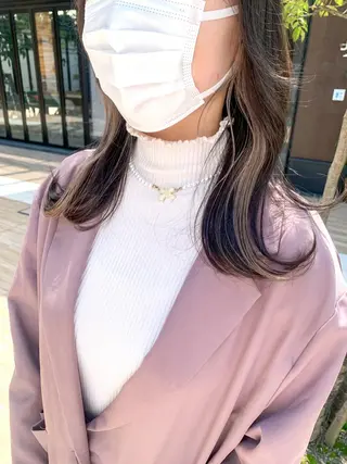 セミロング カラー ヘアアレンジ yuka .のヘアスタイル