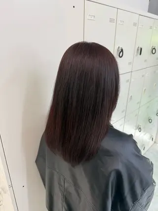 ミディアム カラー 中韓レイヤー/ ブラウン🤎はやとのヘアスタイル