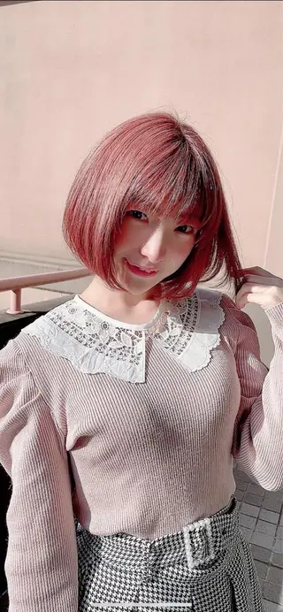 ショート カラー ヘアサロンCHARM所属・🌈ハク ユヒのヘアスタイル