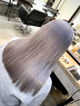 セミロング カラー 髪質改善特化サロン ICONIQ天神店のヘアスタイル