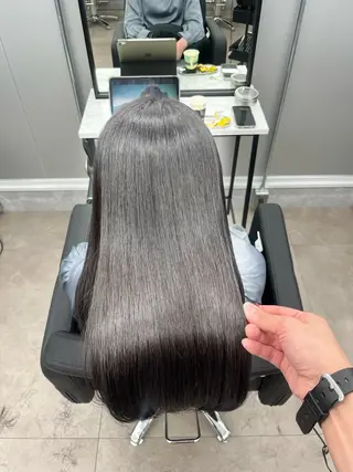 ロング カラー パーマ 🌈艶髪/髪質改善 新宿itouのヘアスタイル