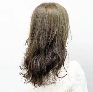 セミロング カラー レイヤー/韓国❣️ 髪質改善/亘紘輝のヘアスタイル