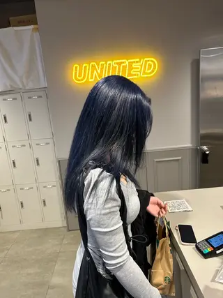 ロング カラー 韓国/トレンド レイヤー【101】のヘアスタイル