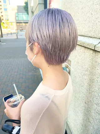 ショート 大川 美優のヘアスタイル