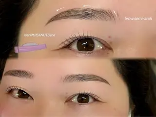 アイブロウ Maison Amy所属・Maison Amy 【ﾒｿﾞﾝｴｲﾐｰ】のマツエク・マツパデザイン