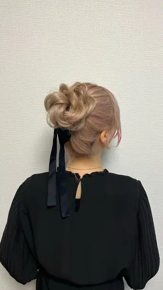 ロング ヘアアレンジ カラー/ヘアセット Nanami💗のヘアスタイル