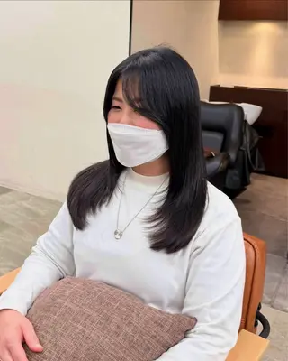 ミディアム VIEW GINZA所属・fitするカット♡ 暖色/ふうか◠‿◠のヘアスタイル