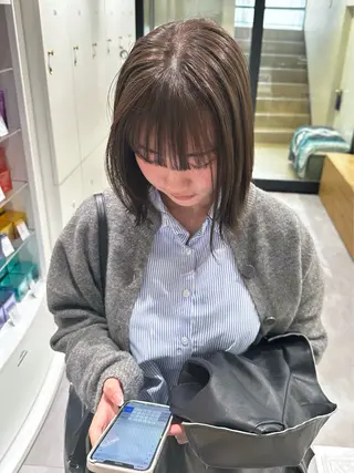 ミディアム カラー Ocean Hair&Life  【オーシャンヘアーアンドライフ】所属・水田 成美のヘアスタイル