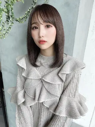 ミディアム 村里 大輔のヘアスタイル