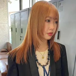 ロング カラー ヘアアレンジ ボブハイトーン🦖 デザインMAMIのヘアスタイル