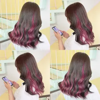 カラー 渋谷:インナーカラー ／🍒エリカ🍒のヘアスタイル