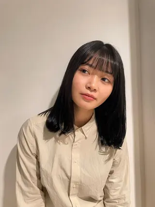 ロング カラー 愛結 暖色カラー🎀🩰のヘアスタイル