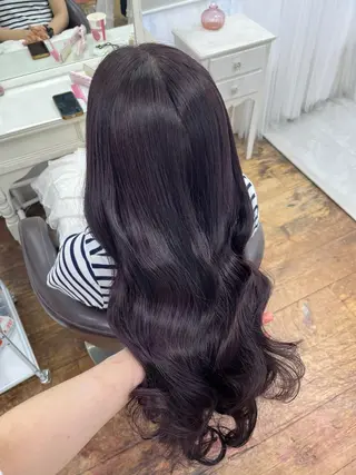 ロング カラー ハイトーン/アレンジ かなで⊹ ࣪ ˖⟡のヘアスタイル