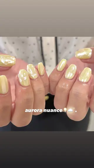 ネイル 🎀チーク/ちゅるん 🫧chisa🎀のネイルデザイン