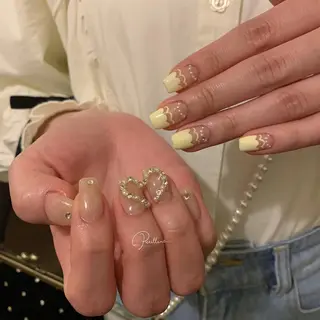 ネイル ゆびのさき所属・shiho /Petillantのネイルデザイン