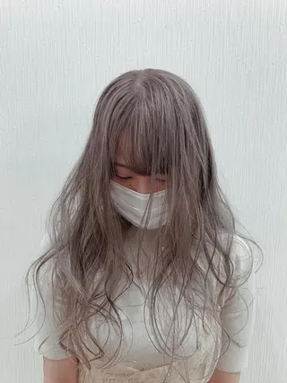 ロング カラー 🌿nudeカラー/ レイヤー/藤原🌿のヘアスタイル