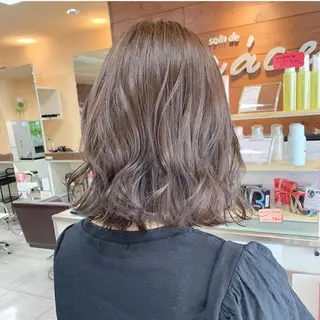 ミディアム 🫧艶髪カラー🫧 森本くるみのヘアスタイル