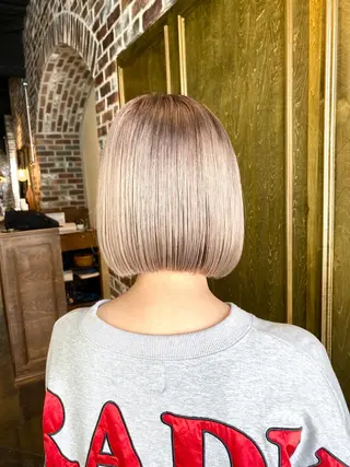 ショート カラー パーマ ヘアアレンジ maison所属・野田 修平のヘアスタイル