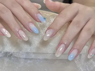 ネイル By moonネイル 🌷ワンホン/韓国風のネイルデザイン