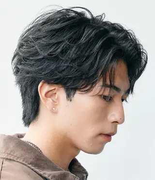 パーマ メンズ 仙台フェザーパーマ/ fifth/遠藤楓雅のヘアスタイル