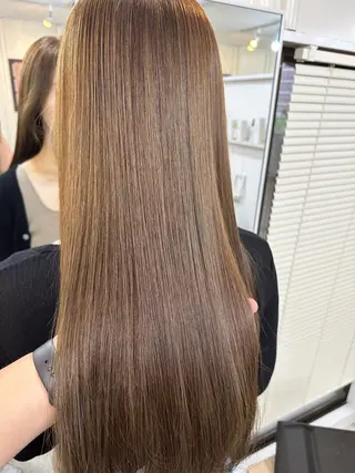 ロング カラー 髪質改善/レイヤー ストウシンゴのヘアスタイル