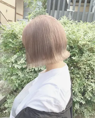 ショート カラー あおき りゅうせいのヘアスタイル