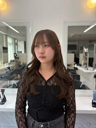 カラー 透明感ベージュ🤎 ナチュラルレイヤーのヘアスタイル