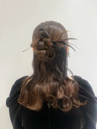 セミロング 🐰美髪カラー／ア レンジ🐰きょかのヘアスタイル