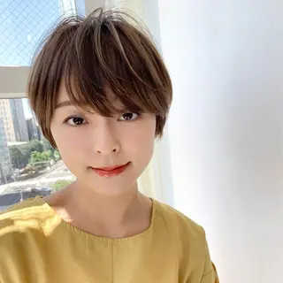 ショート FORTE所属・フォルテ青山 カットカラー0円のヘアスタイル
