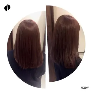 セミロング ロング カラー ✨縮毛矯正✨髪質改善 ナカシマ ユミのヘアスタイル