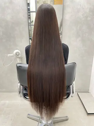 ロング カラー すぐ巻ける縮毛矯正 🍀勝倉　麗のヘアスタイル