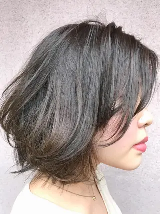 ショート カラー vato マンツーマンサロンのヘアスタイル