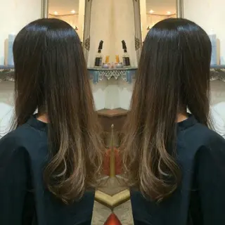 セミロング カラー RITA Hairs所属・☆艶髪・美髪☆ 川本のヘアスタイル