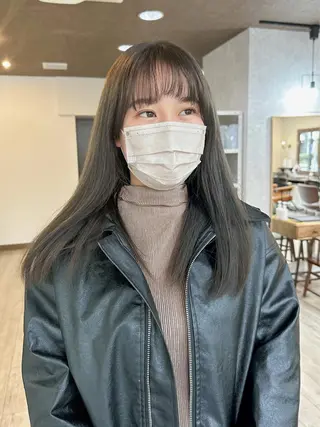 セミロング カラー 高橋 みく/ minimのヘアスタイル