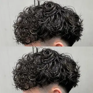 パーマ メンズ 渋谷サーフカール アメカジ美容師のヘアスタイル