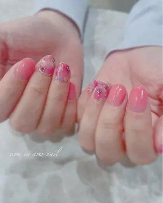 ネイル arm in arm ︎✿Yamamotoのマツエク・マツパデザイン