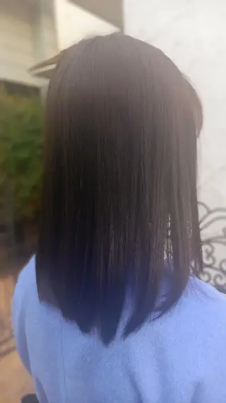 ミディアム 田辺 侑未のヘアスタイル