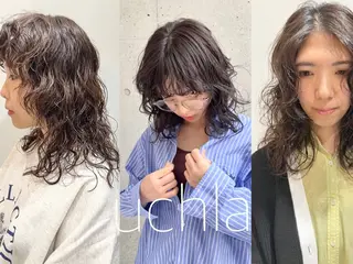 セミロング カラー パーマ ニュアンスヘア☆樋口 希世☆のヘアスタイル