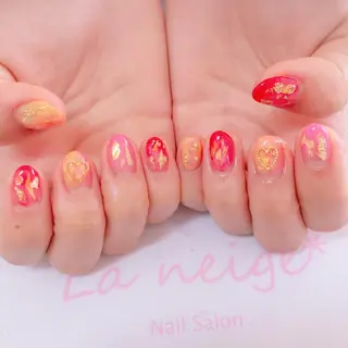 ネイル La neige* yuki 🥯🍑のネイルデザイン