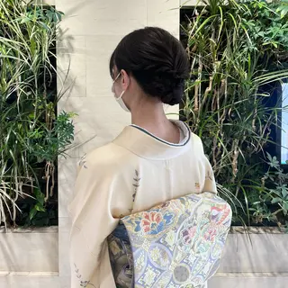 セミロング ヘアアレンジ ヘアアレンジ /ネイル/美波のヘアスタイル