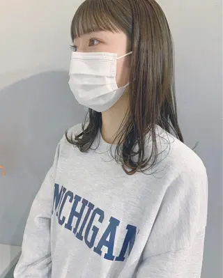 カラー ボブパーマコテ巻き風 パーマNo1深江秀平のヘアスタイル