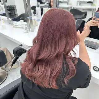 ロング カラー みう/仙台/暖色/ 艶髪/顔周りカット/のヘアスタイル