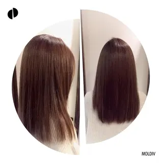 セミロング ロング カラー ✨縮毛矯正✨髪質改善 ナカシマ ユミのヘアスタイル