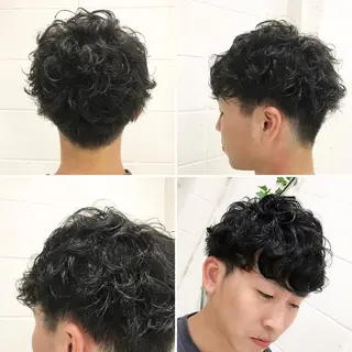 ショート パーマ メンズ "PEPPU "所属・🌈推し色派手髪 ハイトーンShinのヘアスタイル